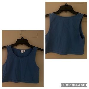 Dark blue BP crop top